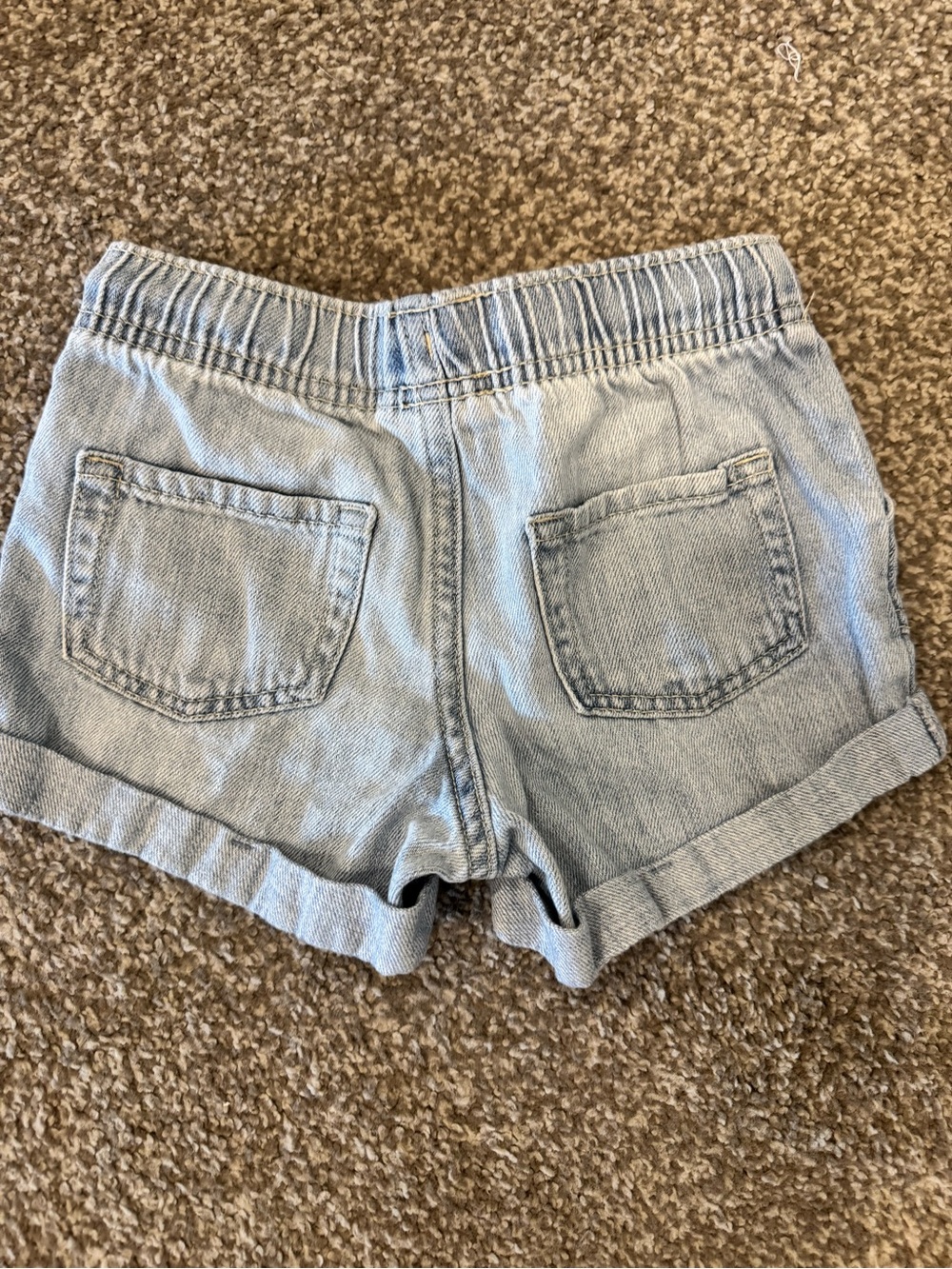 Light Wash Denim Toddler Shorts